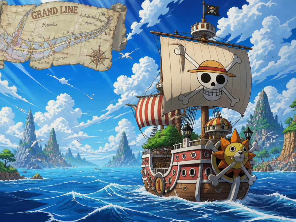 Straw Hat Pirates-besättningen på äventyr i One Piece Live Action Säsong 2